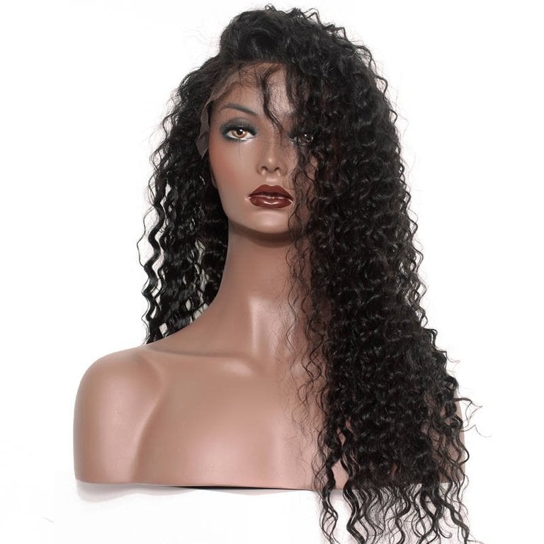 Deep wave  lace front wig