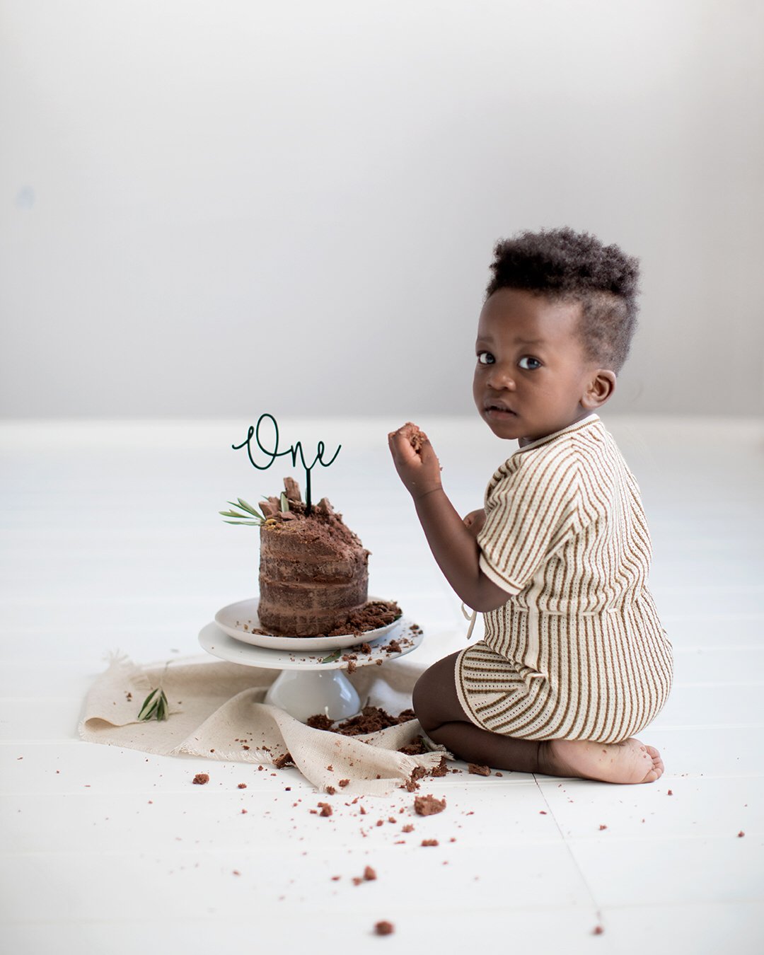 Image of Word Number Cake Topper