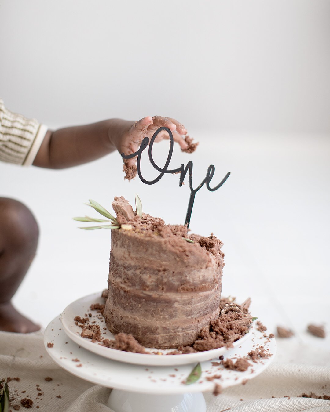 Image of Word Number Cake Topper