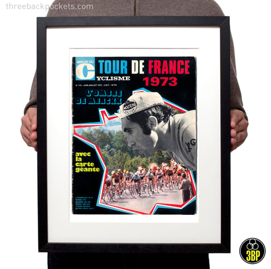 Image of Tour de France 1973 Eddy Merckx Magazine Cover Print