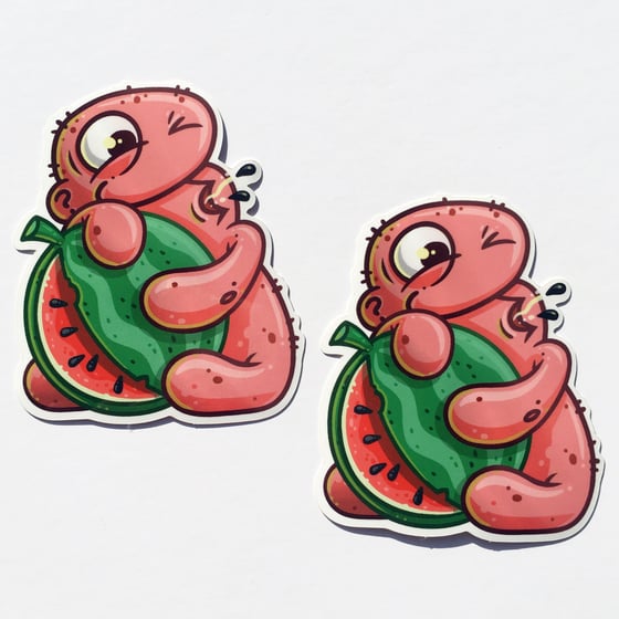 Image of Watermelon Sticker Pair