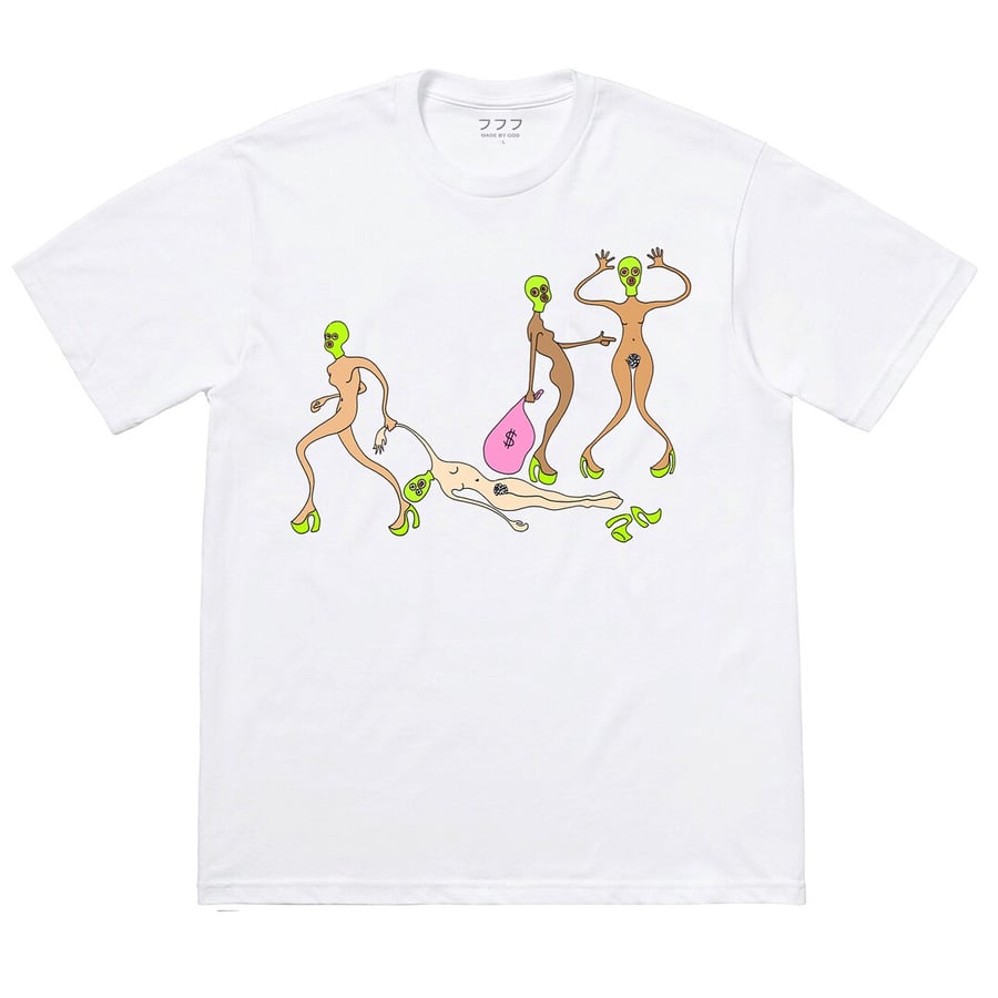 Image of BIRCH MOB TEE - WHITE