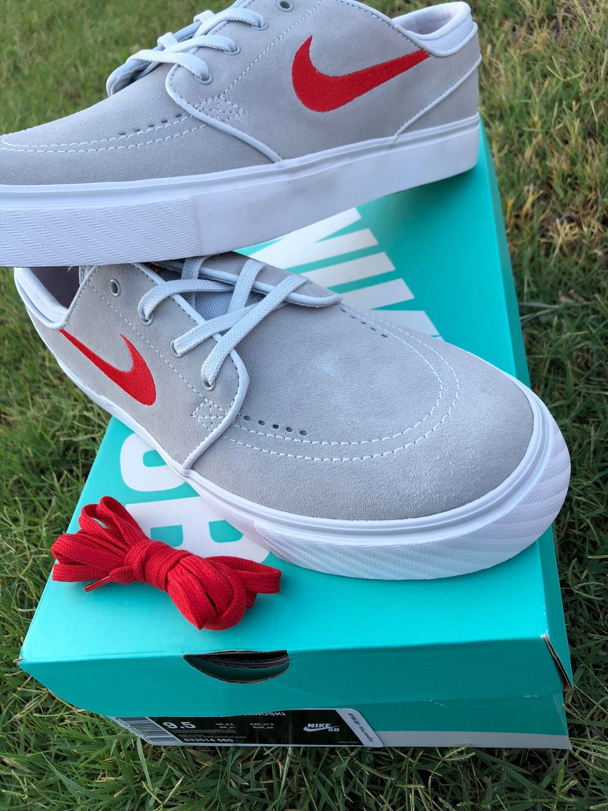 janoski platinum red