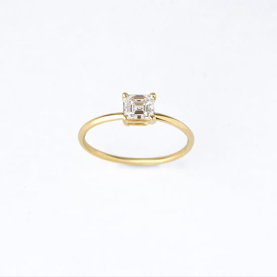 Image of Princess diamond ring 