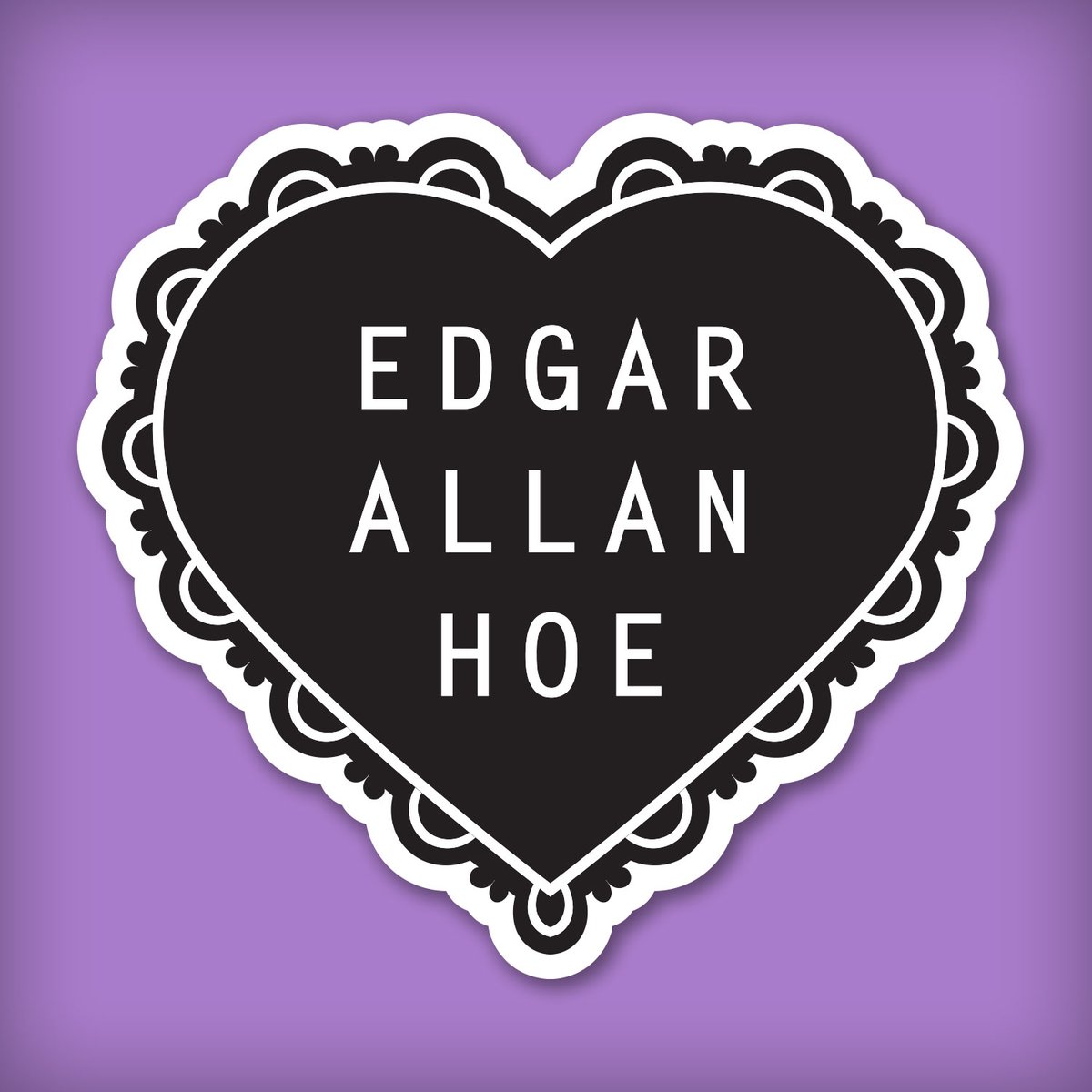 Edgar Allan Hoe Sticker | krystan saint cat
