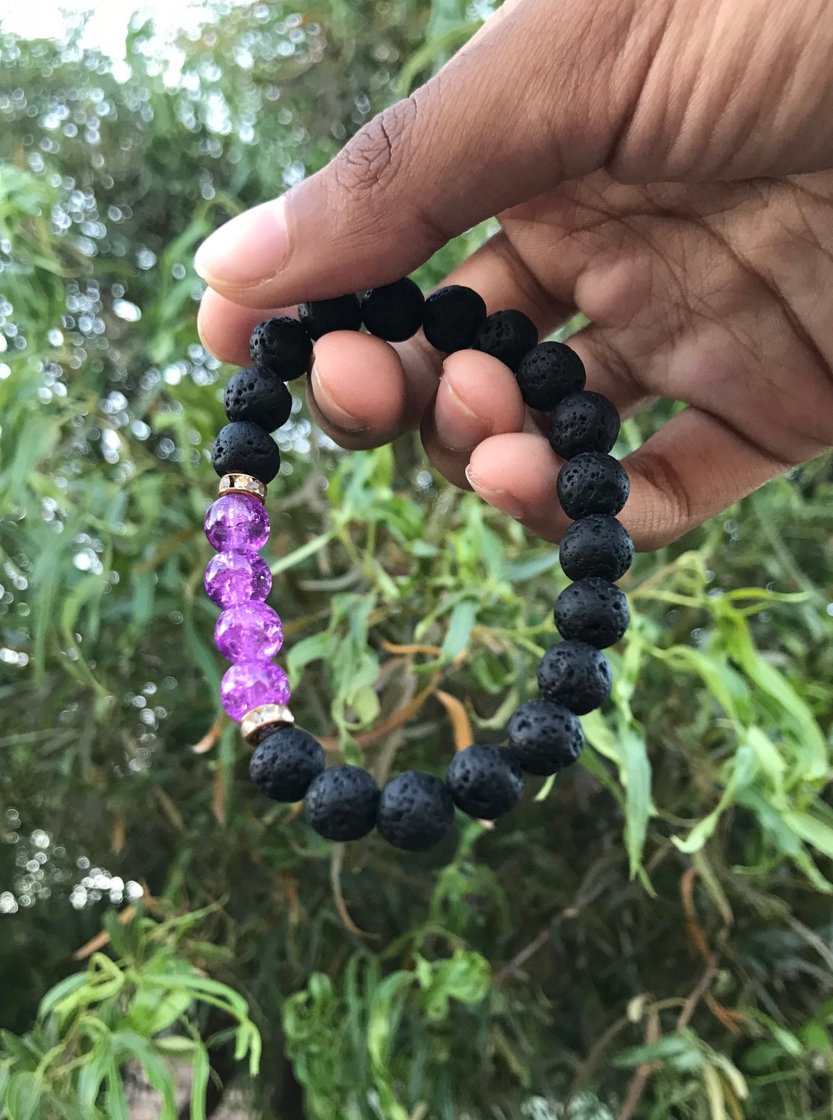 Image of Purple Lava Diffuser Bracelet