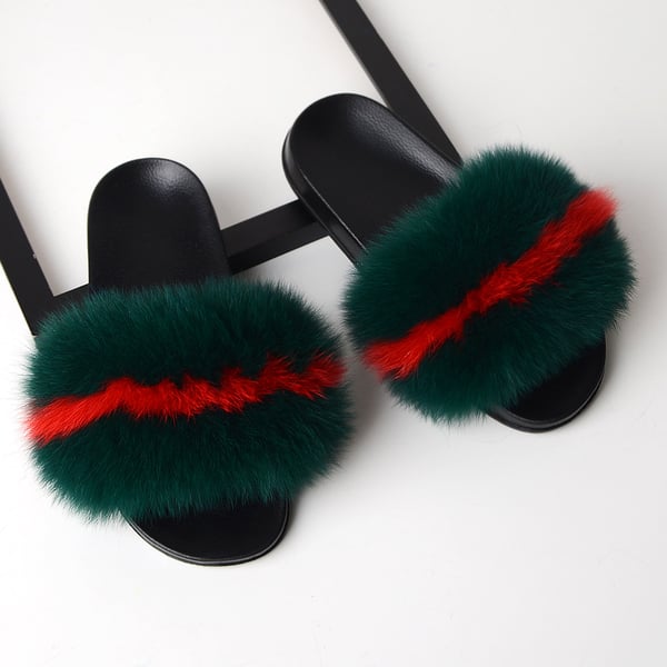 Image of Gucci Fox Slides 