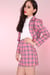 Image of Pink Tartan Mini Skirt