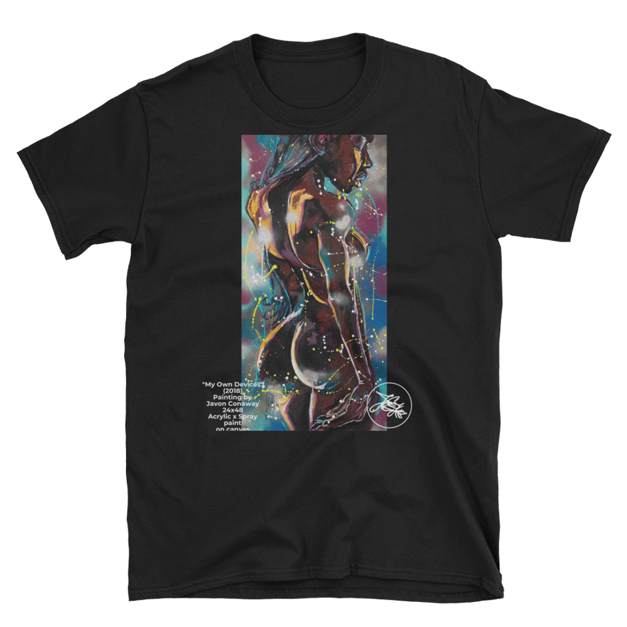 Image of "My Own Devices" painting tee