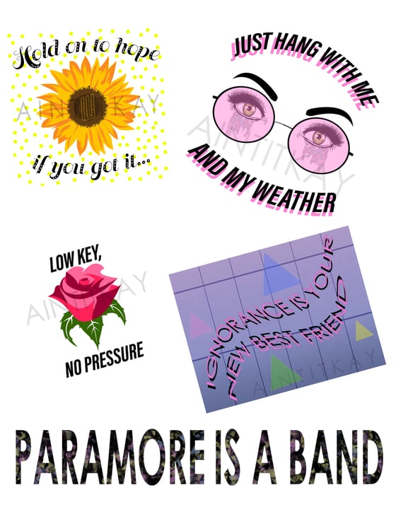 Image of Paramore Sticker Bundle 