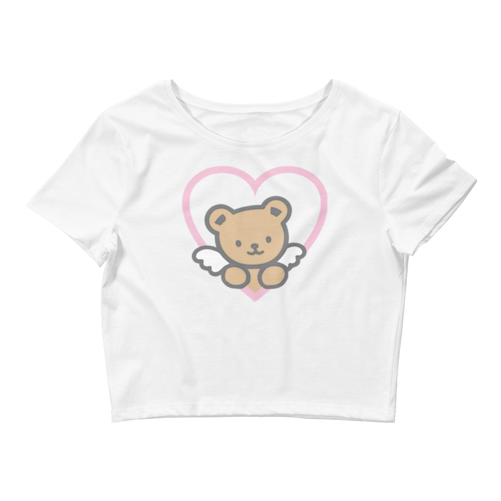 Image of ANGEL BEAR HEART CROP TOP
