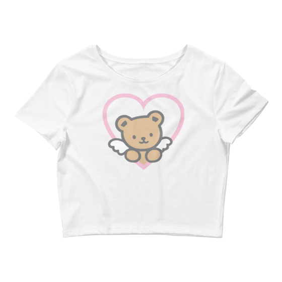 Image of ANGEL BEAR HEART CROP TOP
