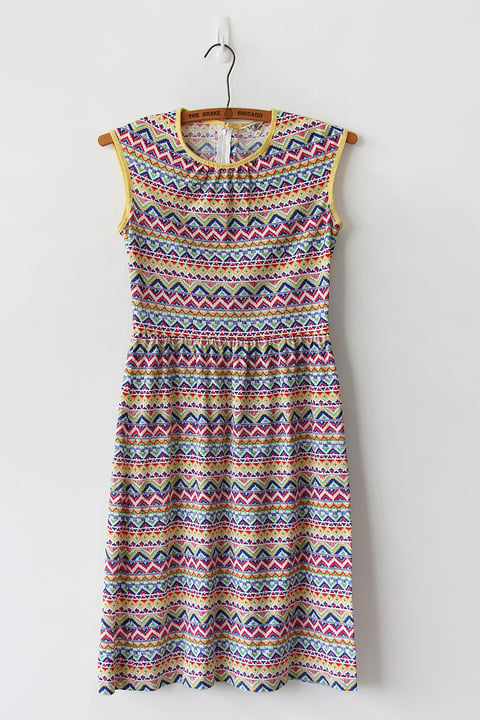 Image of Rainbow Aztec Dress