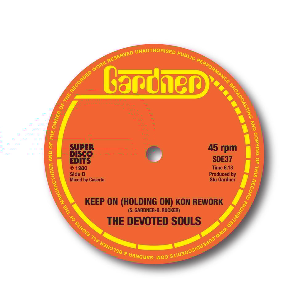 The Devoted Souls "Keep on (Holding on) Gardner 12 single