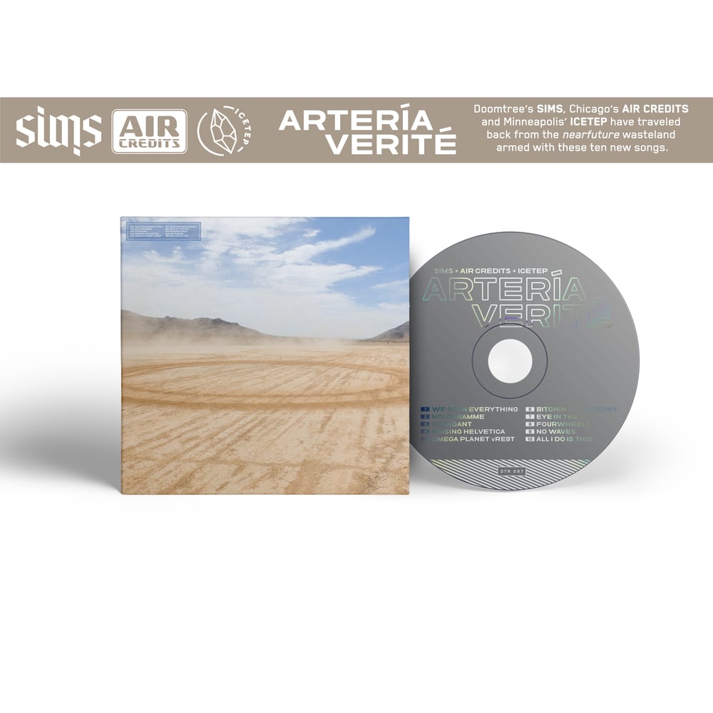 Image of Arteria Verite - Sims x Air Credits x ICETEP (STANDARD CD)
