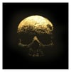 'Legacy' Moon Skull - Gold Leaf