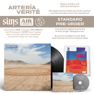 Image of Arteria Verite - Sims x Air Credits x ICETEP (STANDARD LP)