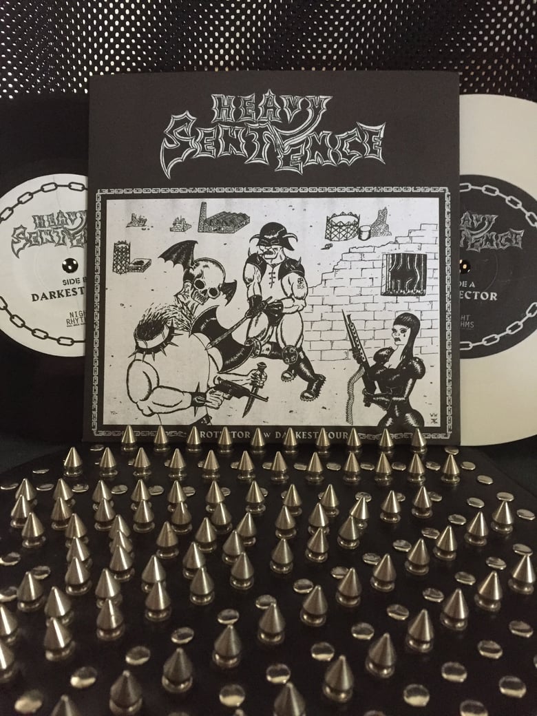 Image of Heavy Sentence - Protector / Darkest Hour 7"