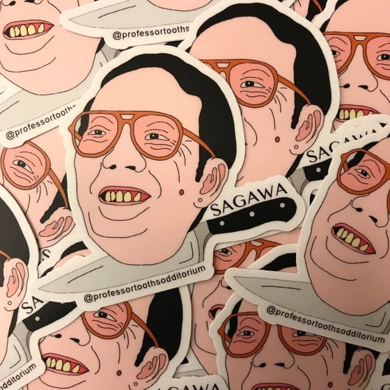 Image of Die Cut Issei Sagawa Vinyl Sticker