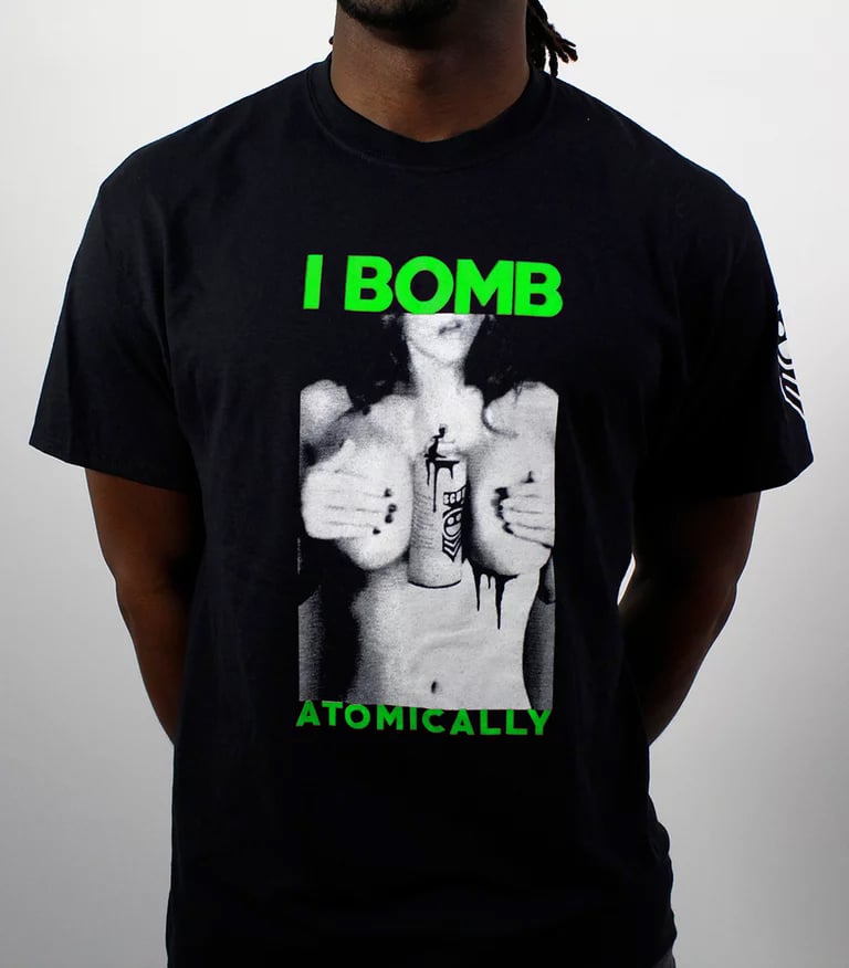Image of I Bomb Atomically Green T