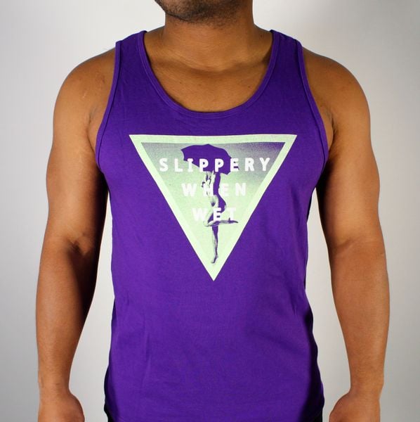 Image of Slippery Wet Purple Tank