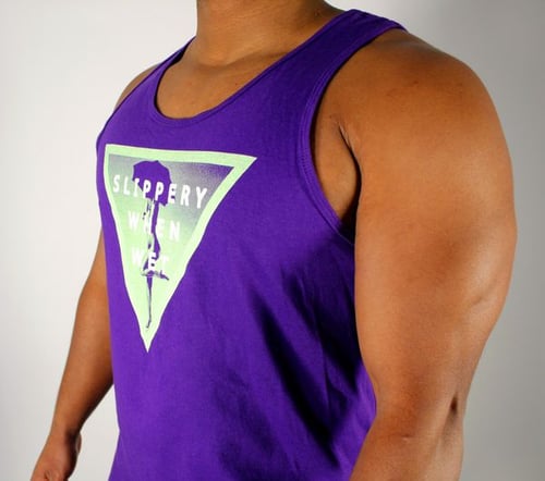 Image of Slippery Wet Purple Tank