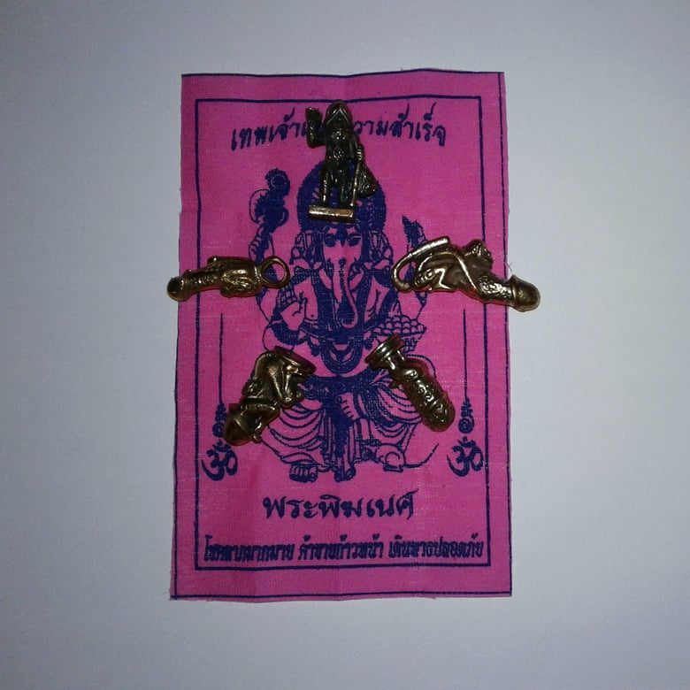 Image of Paladkik Thai Amulet set of 5