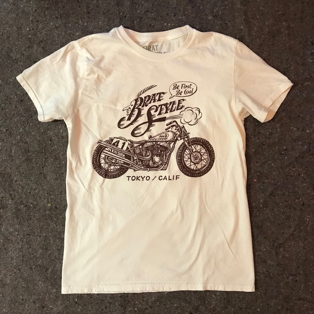 Image of INDIAN T-SHIRT FRONT WHITE