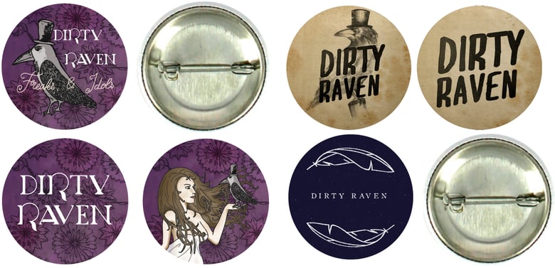 Image of Badge Dirty Raven