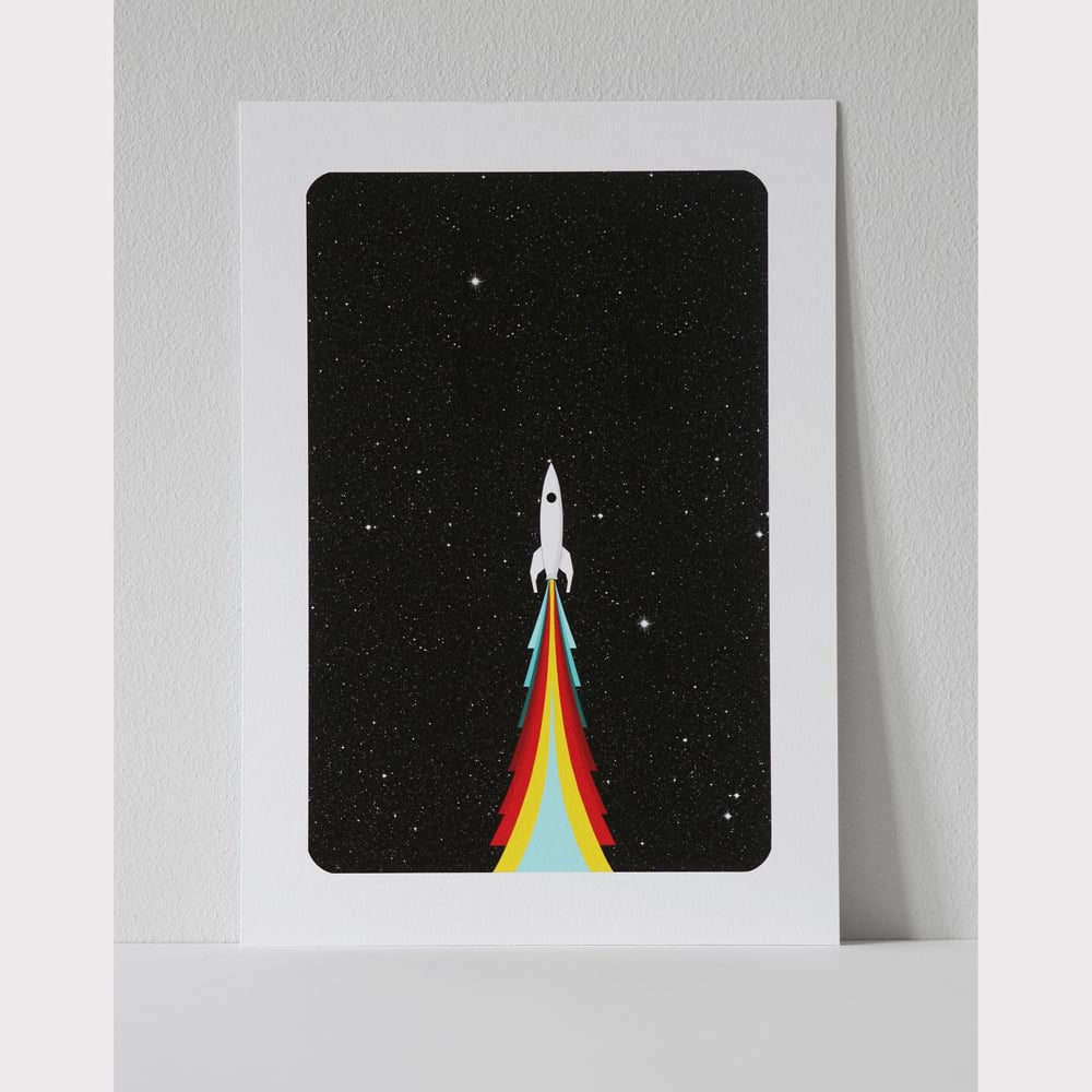 Image of Rocket A (A5 Print)