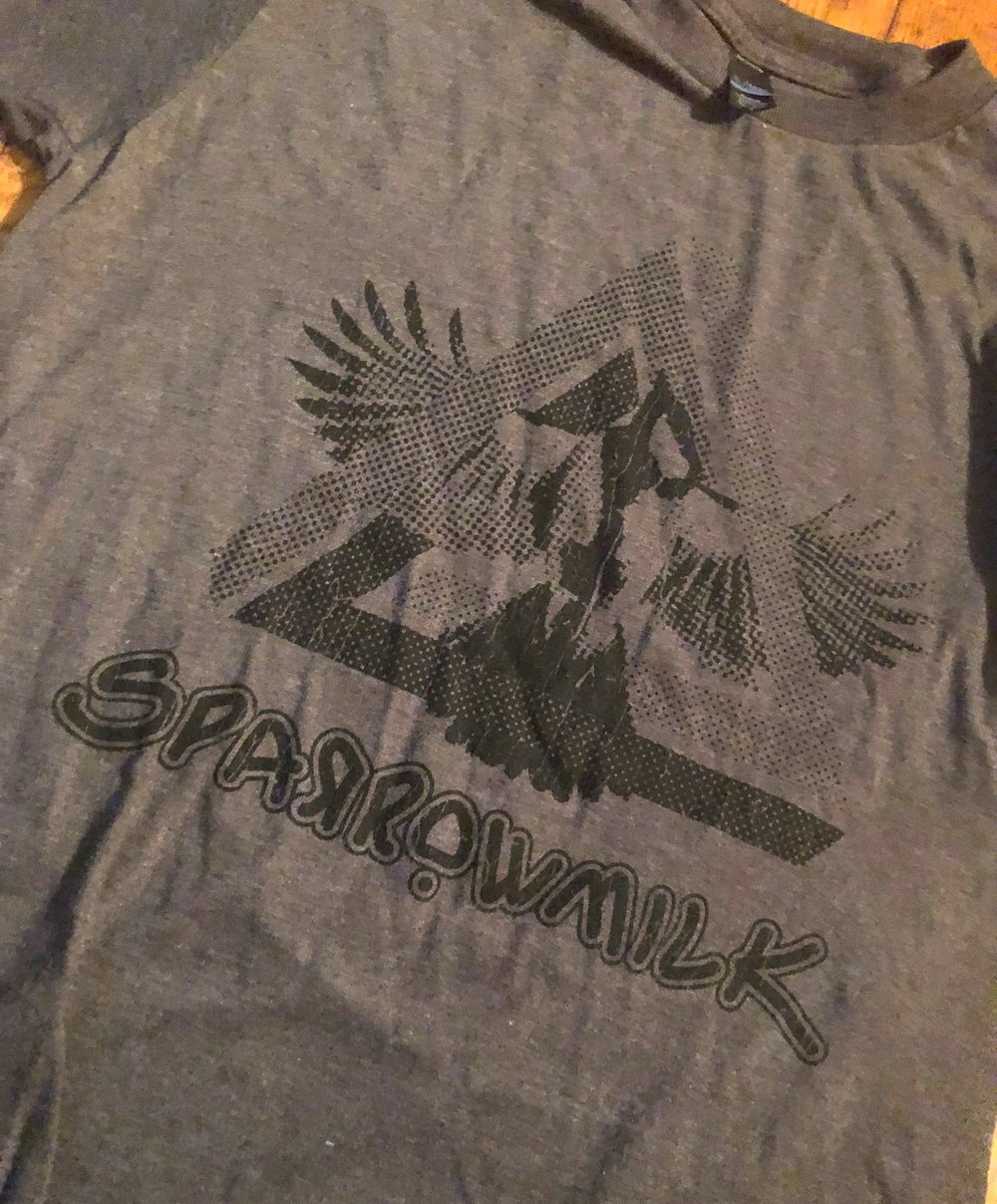 Tri Sparrow Shirt Black on Grey