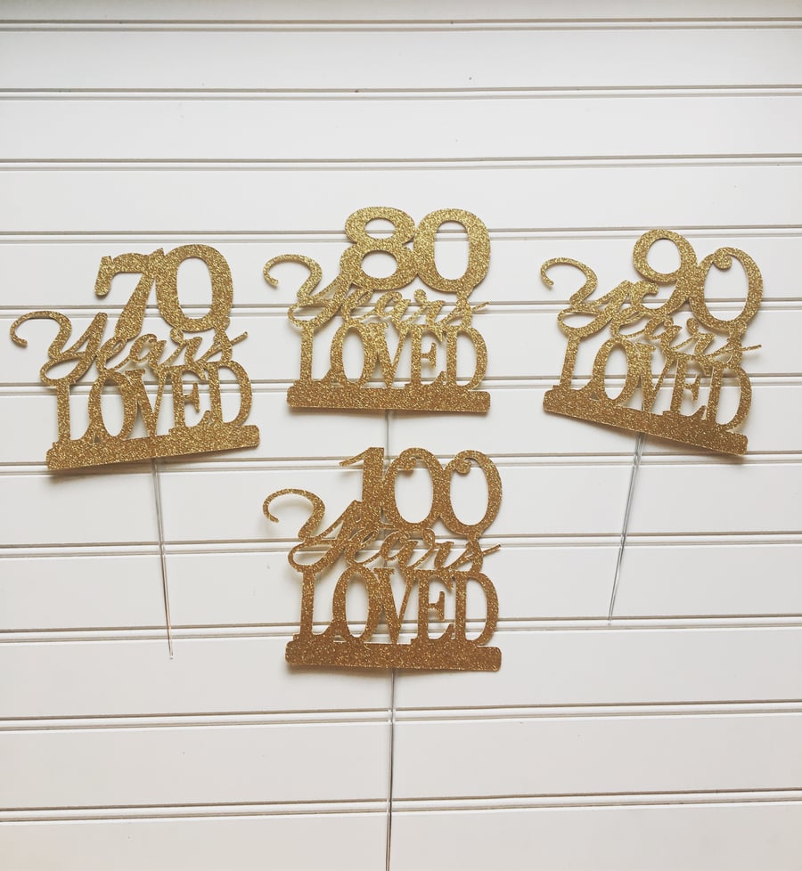 Image of Milestone Cake Toppers
