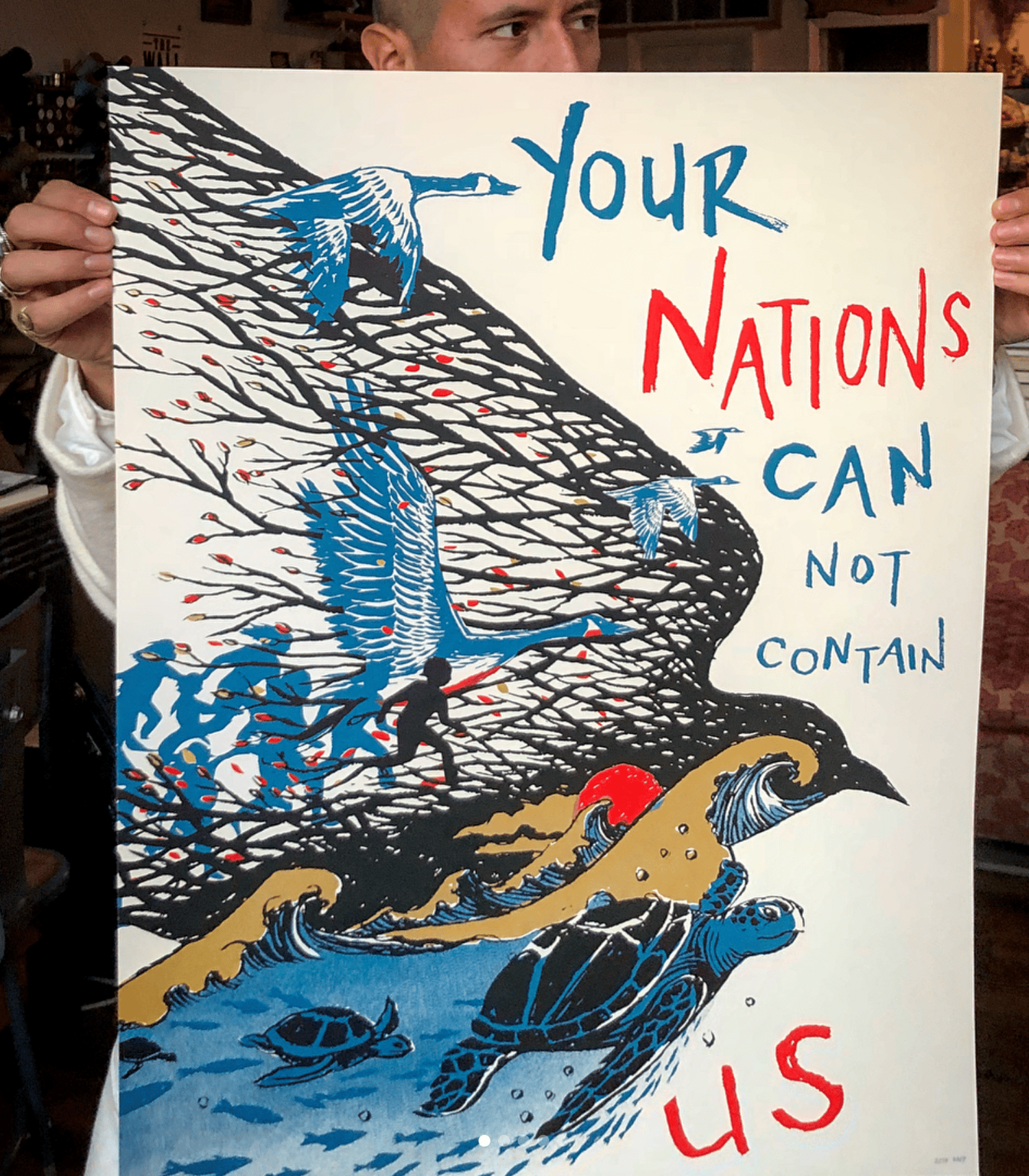 Image of Nations Screenprint II by Jess X. Snow