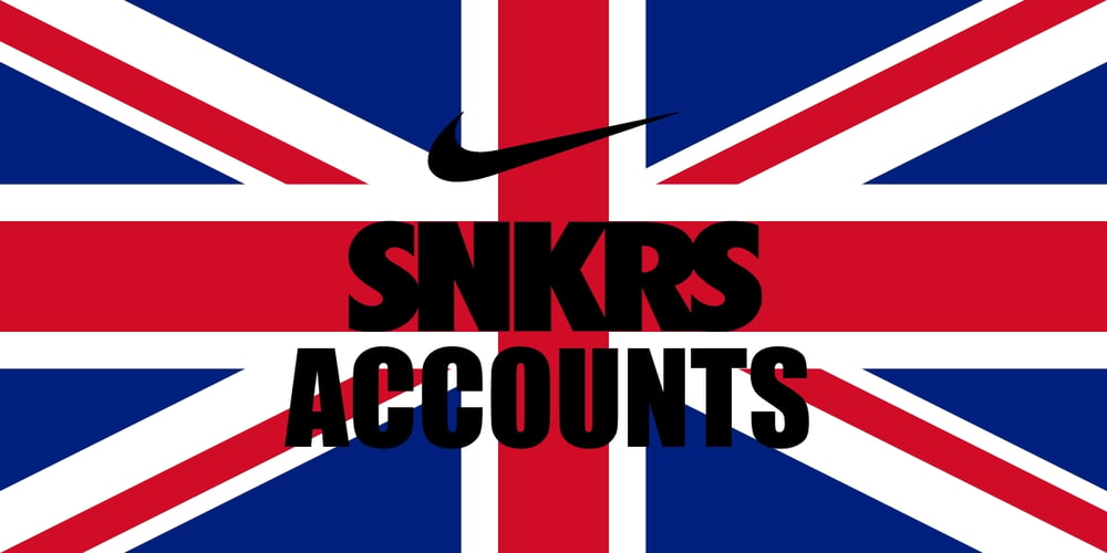 Image of Nike SNKRS UK accounts