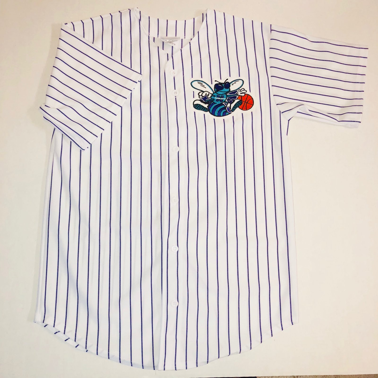 pinstripe baseball jersey