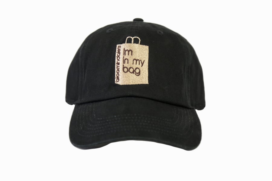 Image of Black Im In My Bag Dad Hat
