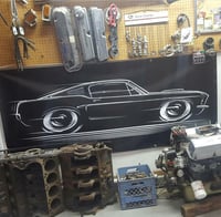 Image 5 of '67-'68 Fastback Mustang T-Shirts Hoodies Banners