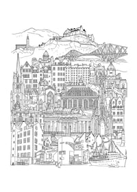 Edinburgh Drawing Screen print