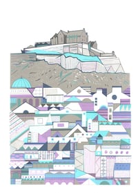 Image 2 of Castle Patterns screen print