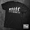 LET A CAVEMAN LIVE T-SHIRT