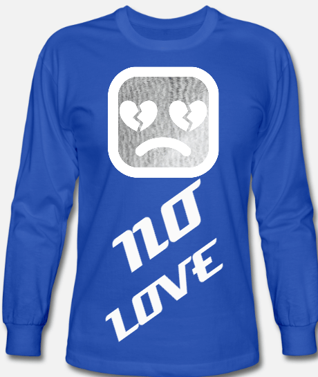 Image of NOLOVE Long Sleeve T-Shirt (Royal Blue)