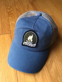 Image 1 of Blue/Grey Campfire Logo Trucker Hat