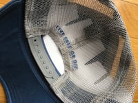 Image 3 of Blue/Grey Campfire Logo Trucker Hat
