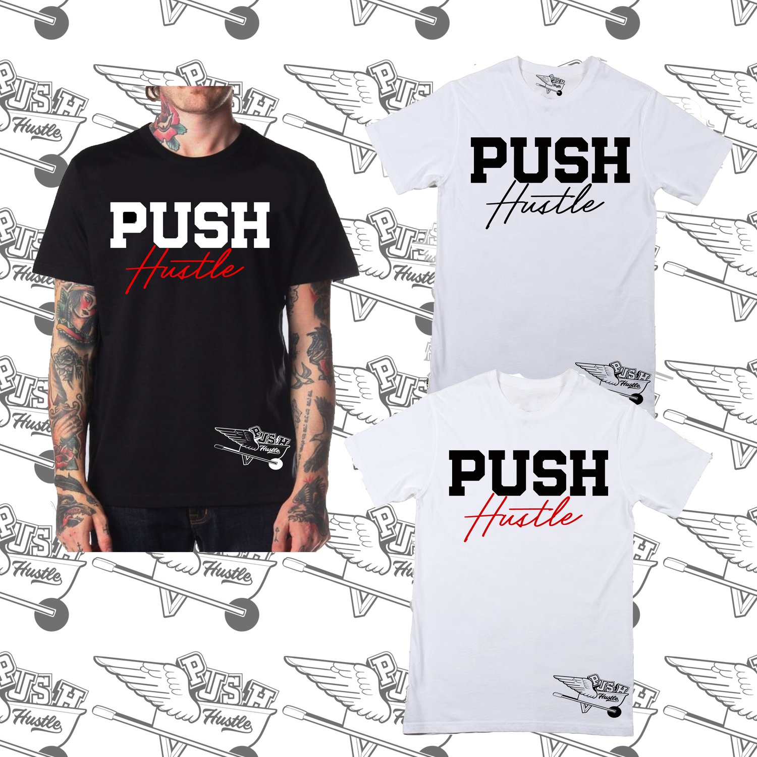 Image of Push Hustle "Hustla" tee