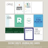 Image 1 of Scenic Route Journaling Cards (Digital)