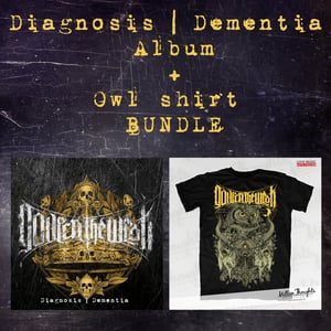 Image of Diagnosis | Dementia Album + Owl Shirt Bundle