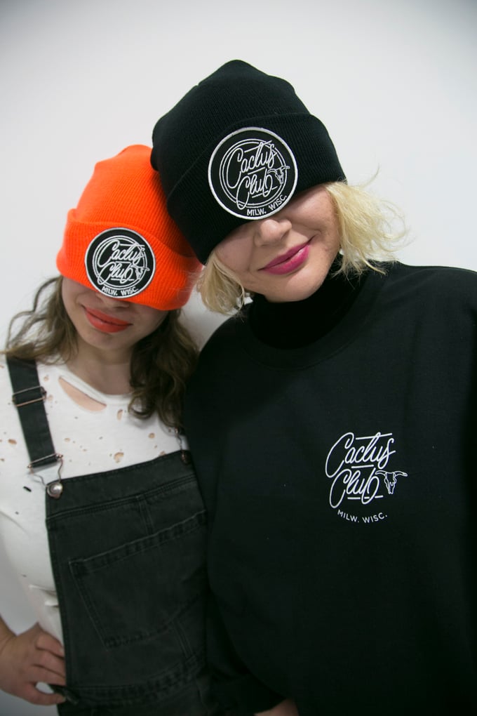 Image of Cactus Club patch beanie (various colors)