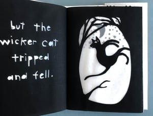Image of FLYBOY AND THE WICKER CAT (handmade book)