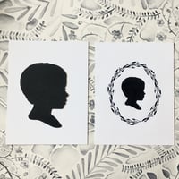 Image 2 of Extra Hand Cut or Print of Your Silhouette