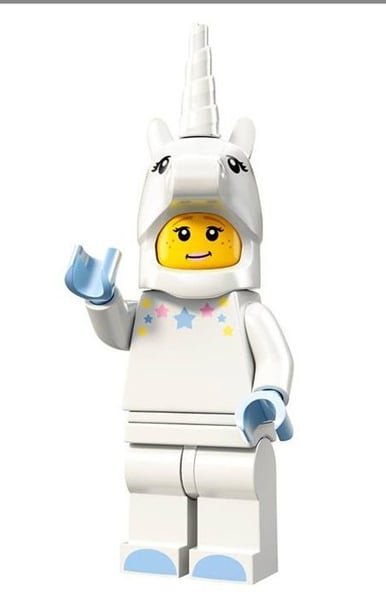 Image of Unicorn Custom Lego compatible minifigure